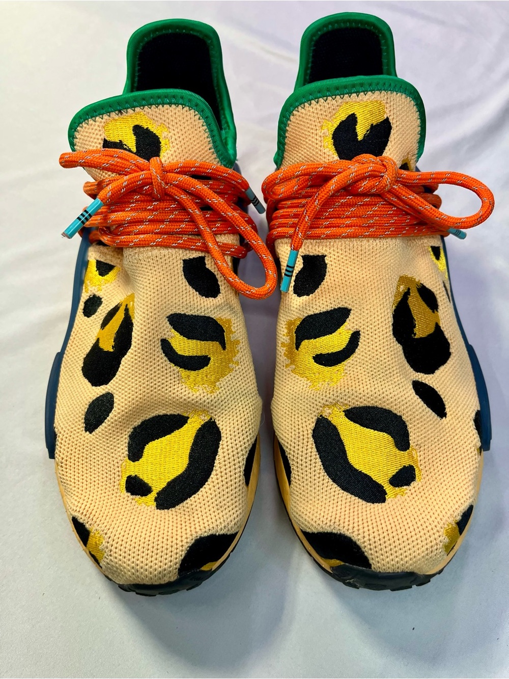 Pharrell X Adidas NMD Human Race Animal Print Cheetah Running Shoes Sneakers 8 - Picture 8 of 15